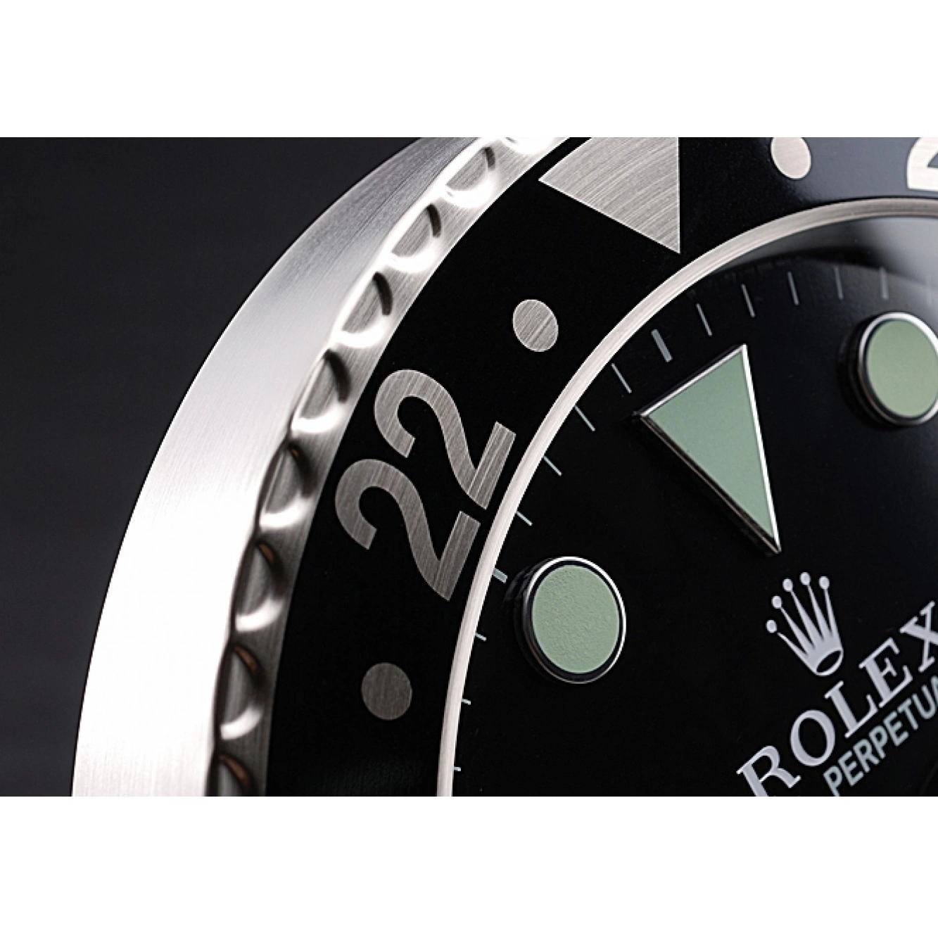 Aaa replica watch Master Rolex II 622478 GMT Wall Black-Red Clock 0630